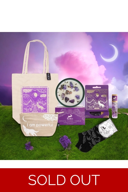 Hop Hare Mystical Essential Kit Candle-Bag-Socks-roll on Deoderant