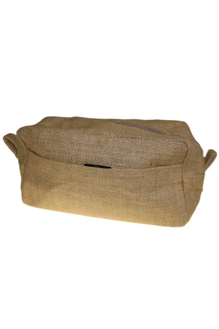 Jute Toiletry Bag - Natural