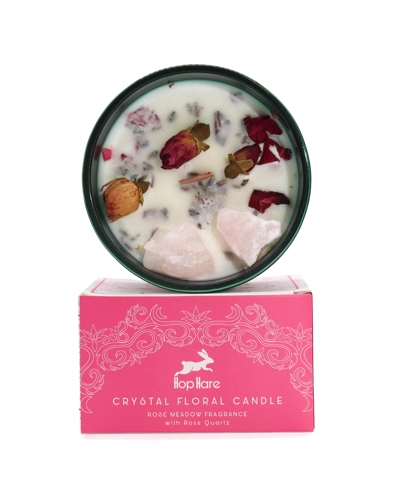 Hop Hare Crystal Magic Flower Candle - The Lovers