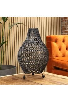 Rattan Table Lamps - Bl..