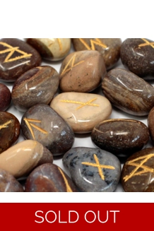 Runes Stone Set in Pouc..