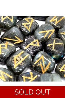 Runes Stone Set in Pouc..
