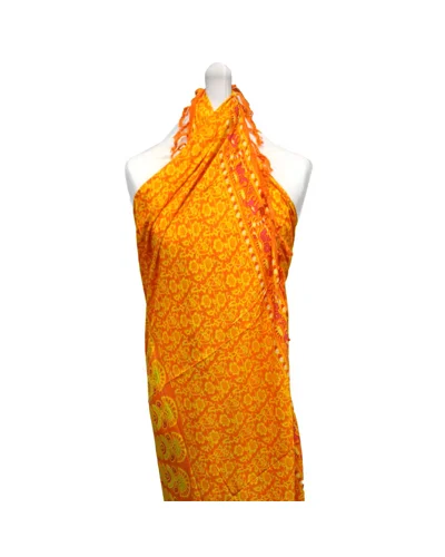 1 x Orange Lime Sarong Mandala-MANT-06