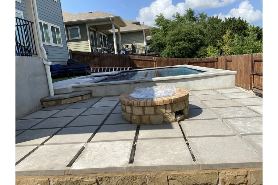 Deck With Firepit Deck With Firepit
