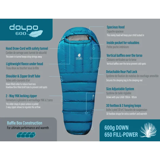 Shishka DOLPO 600 -8°C/17°F Dark Blue