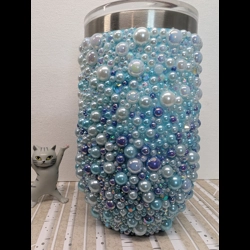 Sparkly blue ombre