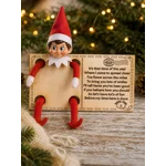 ✨ NAUGHTY ELF ON THE SHELF MDF POSTCARDS – PACK OF 3 FOR JUST £3! ✨ (ELF NOT INCLUDED)
