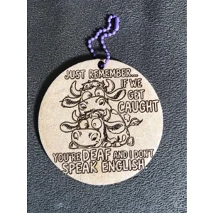 ✨ HUMOROUS MDF BAG CHAR..