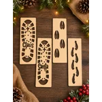 adorable MDF Christmas stencils set of 4 £3 a set