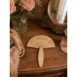 MDF HAND FAN £1 each Because sometimes the British summer doesn’t gently warm you… it drop‑kicks