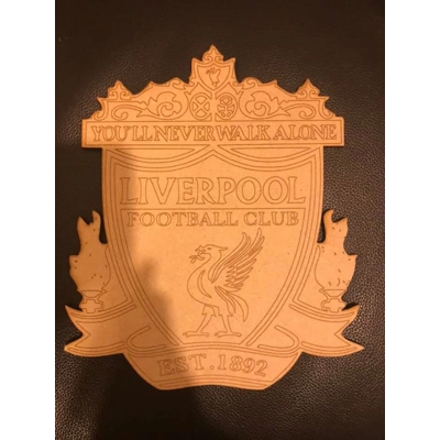 large liverpool mdf plaque £9 each
