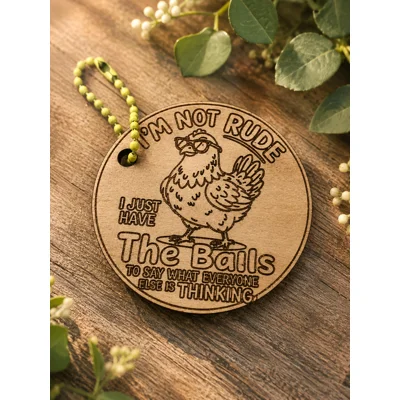 FUNNY KEY RING / BAG CHARM ALERT These little sass bombs are 40p each