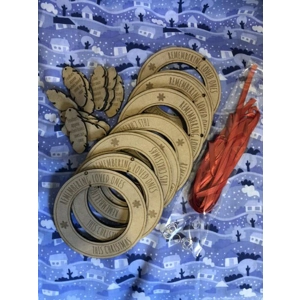 MEMORIAL BAUBLES PACK OF 10 ..