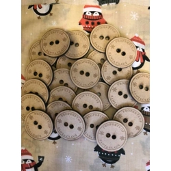 SALE SANTA BUTTONS MDF 10P E..