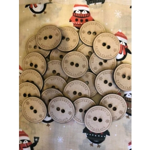 100 SANTA BUTTONS MDF £10 a ..