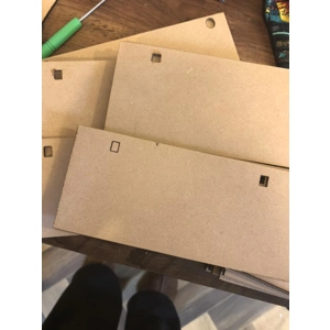 Plaque blanks with hang..