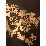 Small wooden embellishments 50 per pack £1 a pack