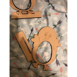 MDF EASTER CHICK KINDER EGG ..