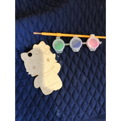 paint your own hello kitty plaque 50p