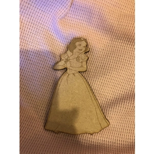 mdf cut, snow white 55p..