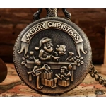 Collectable Christmas theme vintage style pocket watch lovely Christmas gift £10 EACH