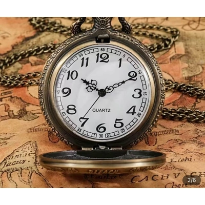 Collectable Christmas theme vintage style pocket watch lovely Christmas gift £10 EACH