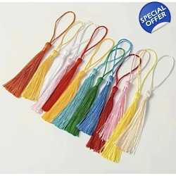 Pack of 40 tassels mixed colours WAS £4.50 a pac..
