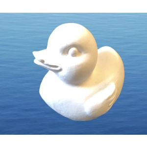 Pottery plaster paint a duck..