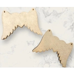 MDF sublimation or vinyl angel wings 10cm x 8cm can also be painted or sharpied 50p each