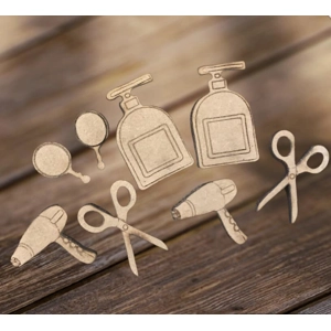 hairdresser MDF embellishmen..