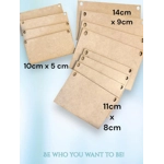 Special offer Blank MDF plaques pack of 12,3 sizes in each pack £6 a pack