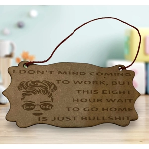 Humorous Work-Themed Wall Ha..