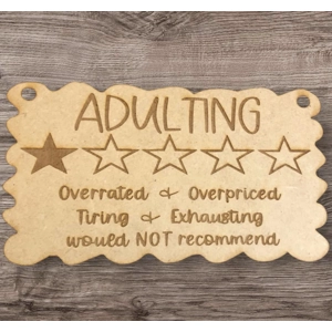  MDF Wall Hanging Plaque - O..