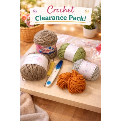 ✨ CLEARANCE CRAZE: Crochet Edition! ✨£2 a pack