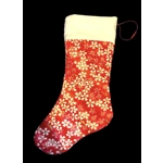 Floral Christmas Stocking – Just £1! Add a touch of elegance to your festive décor