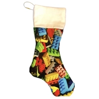 LEGO SUBLIMATION TOPPED STOCKING ADD A TOUCH OF..