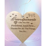 ❤ Grandparents Keepsake Heart – Just 50p!