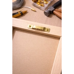 Brass-tone picture hangers with screws 50p a pack