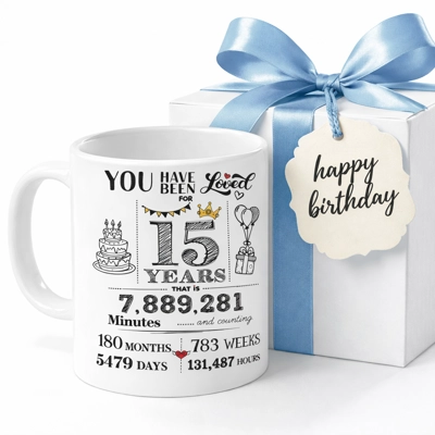 birthday 11oz mug– Gift Boxed & Ready to Delight! £3 each