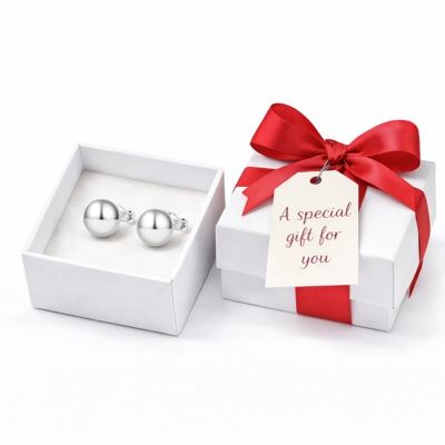 Sterling Simplicity, Beautifully Boxed – Just £4.99  Timeless 925 sterling silver ball stud ear