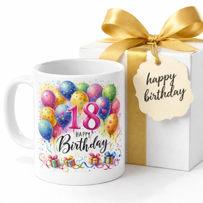 birthday 11oz mug– Gift Boxed & Ready to Delight! £3 each