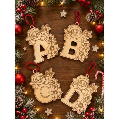 These Santa Initial Ornaments are a festive favourite and guaranteed to make your tree POP £1