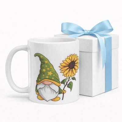 SPRING GNOME INSPIRED 11OZ TEA/COFFEE MUG BOXED £3