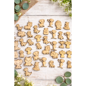 ✨ Quirky Mini MDF Embel..