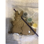 Easter painting sets each contains rabbit 1 egg brush and paints only 30p each