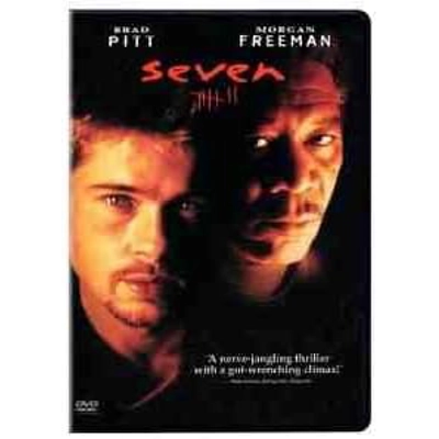 Seven (dvd 1995) Brad Pitt, Morgan Freeman, Gwyneth Paltrow