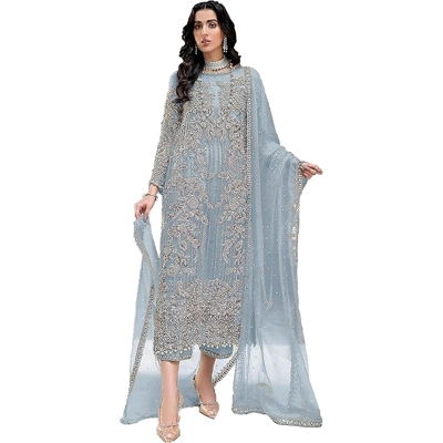 STELLACOUTURE women's ready to wear embroidered plus size eid festival pakistani salwar kameez suit