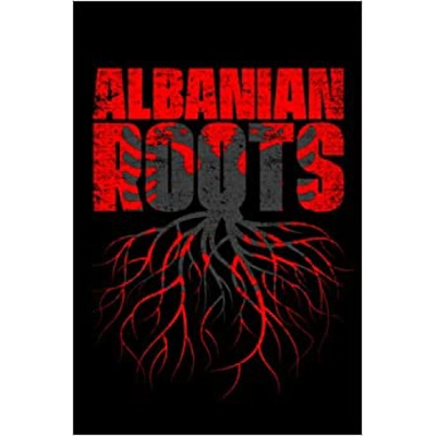 Albanian Roots Albania Heritage Flag: Lined Travel Stamps Notebook/Journal Funny Gift Idea For Travellers, Explorers, Backpackers, Campers, Tourists