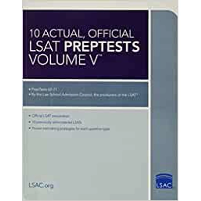 10 Actual, Official LSAT PrepTests Volume V: (PrepTests 62–71) Paperback – April 15 2014 by Law School Admission Council (Author)