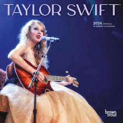 Taylor Swift OFFICIAL | 2024 7 x 14 Inch Monthly Mini Wall Calendar | BrownTrout | Music Pop Singer